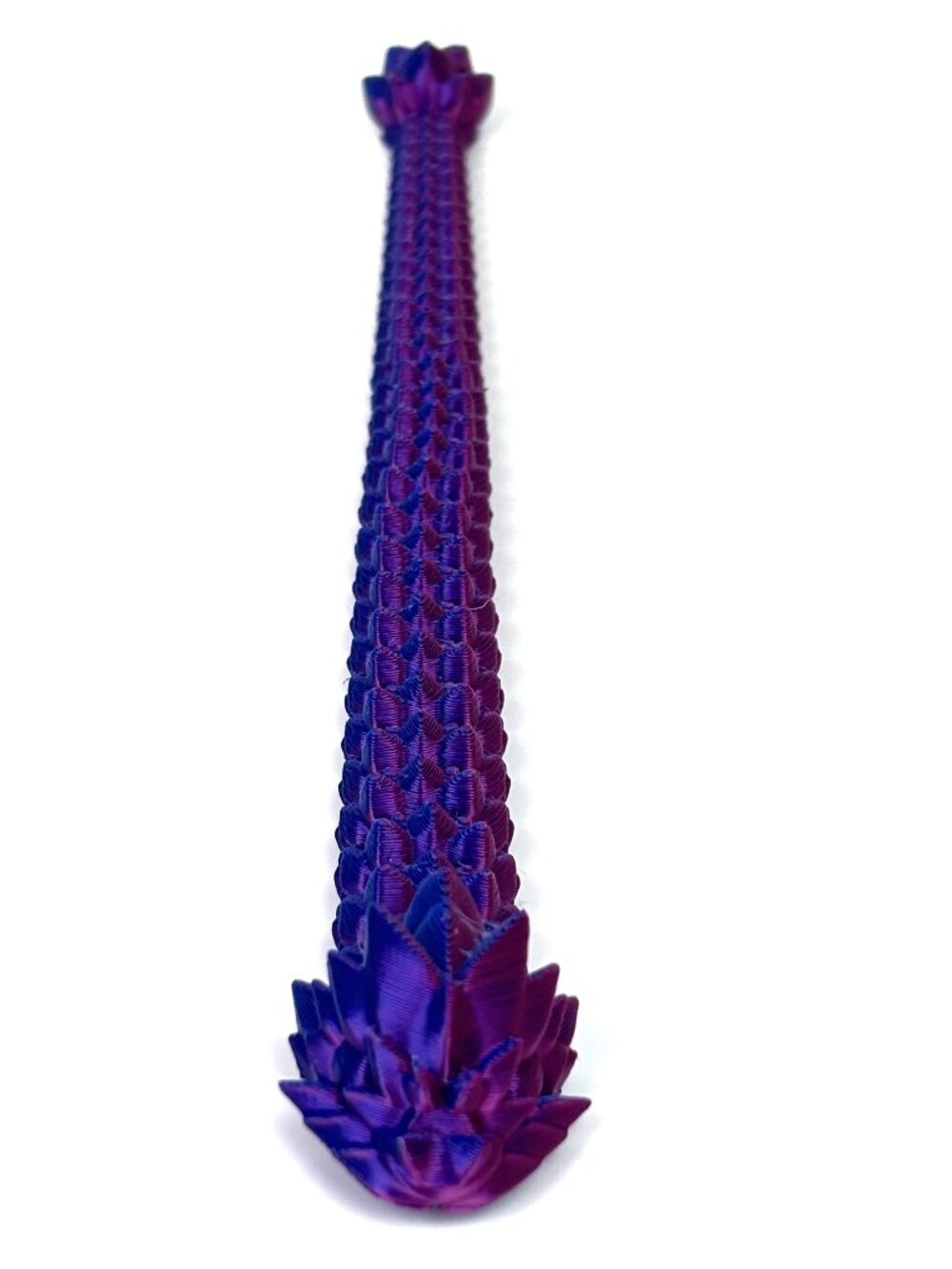 Midnight Galaxy 3D Printed Articulated Dragon Fidget Toy Sensory Gift 9.5ins
